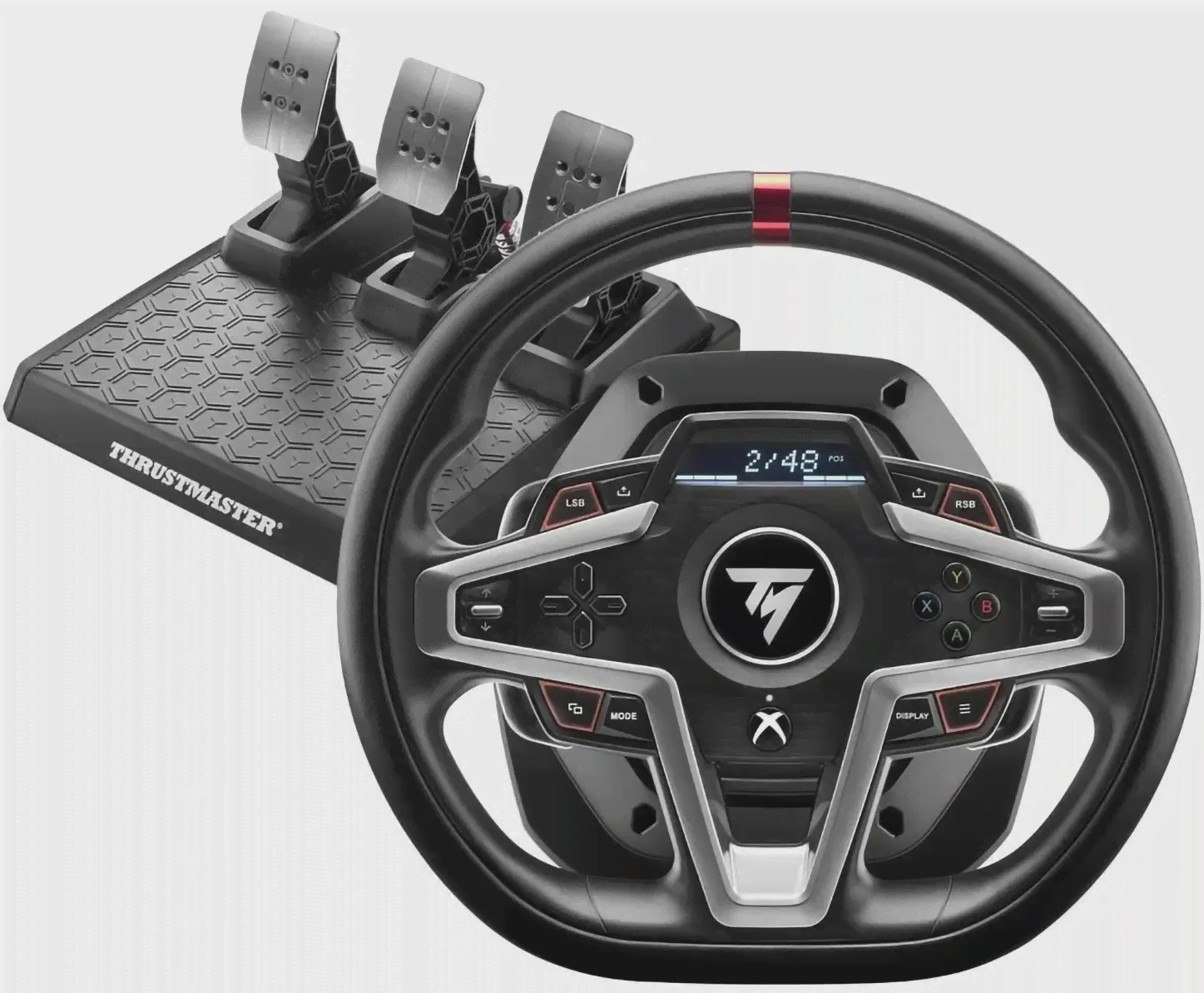 Рулевое колесо Thrustmaster T248 для Xbox Edition, магнитные подрулевые переключатели, 25 функциональных кнопок, динамическая силовая обратная связь,