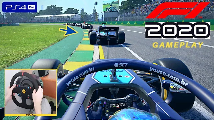 F1 2020 PS4 gameplay - Formula 2 race at AUSTRALIA (w/steering wheel) | Thrustmaster T300