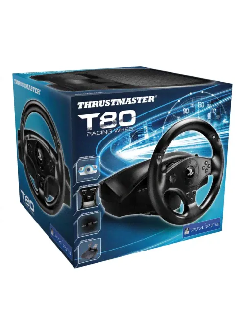 Руль с педалями Thrustmaster T80 Racing Wheel (PS4/PS3)-0