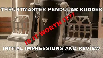 Thrustmaster Pendular Rudder Pedals - Review and Initial Impressions!