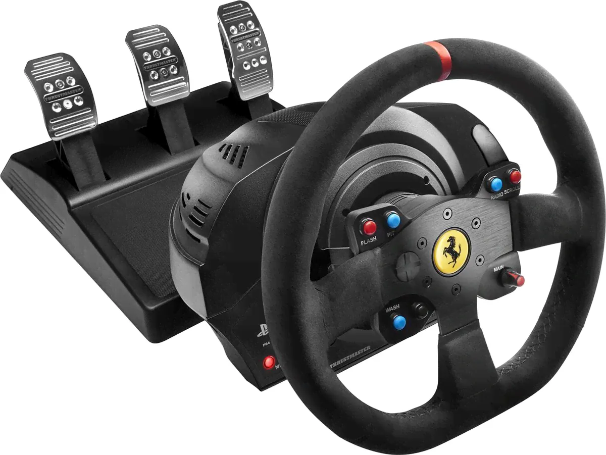 Гоночный руль Thrustmaster T300 Ferrari Integral Alcantara Edition (PS4 и ПК) | ТМ-ВХЛ-Т300ФРАРИ / 4168055