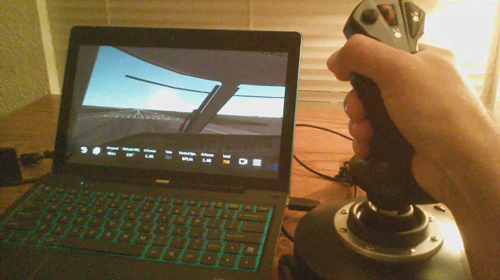 Thrustmaster T Flight Hotas X simple config with Infinite Flight on Nextbook Ares III   Skywind007