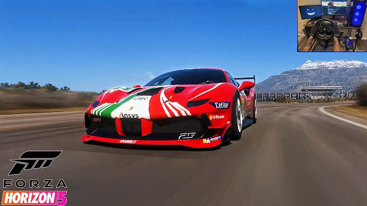 Ferrari 488 CHALLENGE Race Gameplay | FH5 | Thrustmaster T300RS