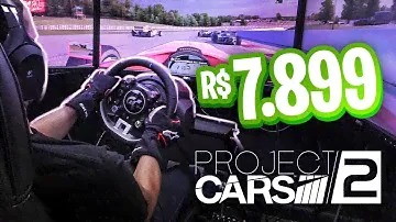 COM UM VOLANTE DE R$ 7.899,00 EU VOLTO DEUS!! - THRUSTMASTER T-GT