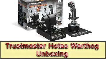 Trustmaster Hotas Warthog Flight Control System Unboxing