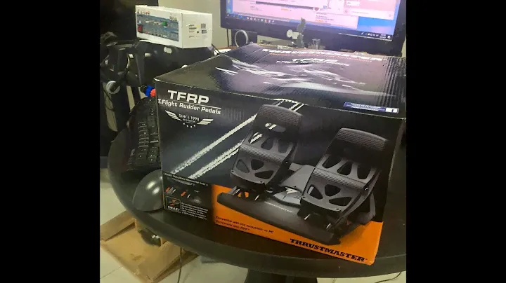 Unboxing Thrustmaster TFRP Flight Rudder Pedals for PC & Playstation 4