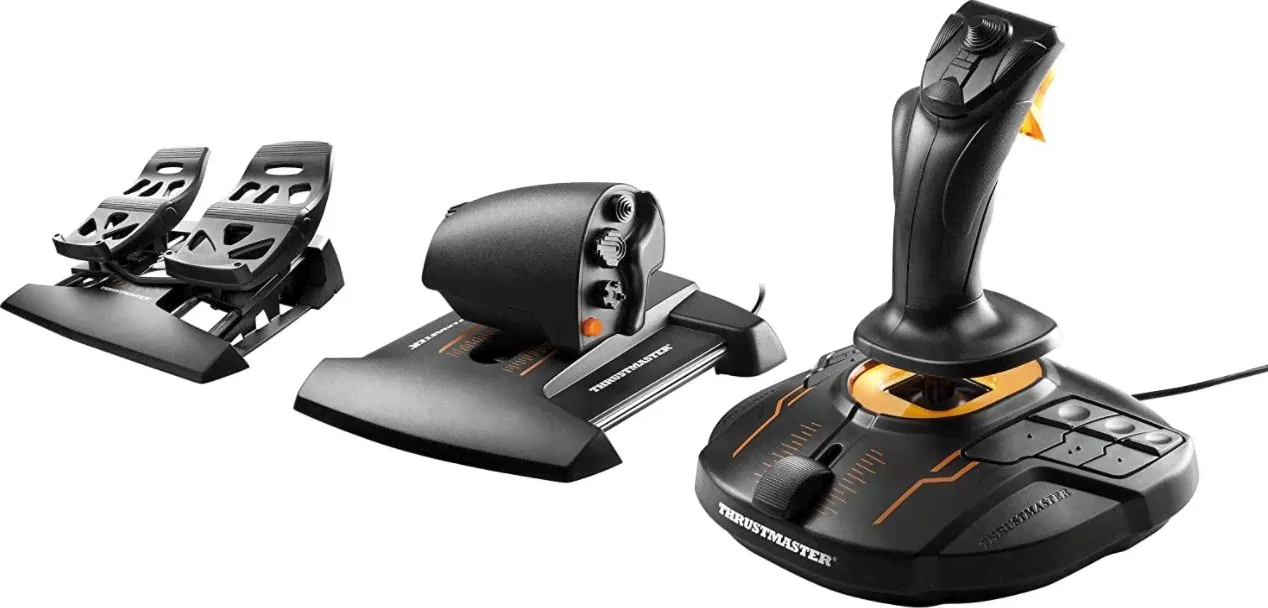 Игровой контроллер Thrustmaster T.16000M FCS Flight Pack (джойстик, педали газа и руля направления) для ПК | 2960782-0