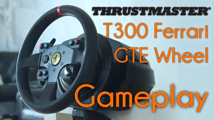 Thrustmaster T300 Ferrari GTE Wheel Gameplay - TechFire
