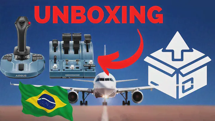UNBOXING KIT THRUSTMASTER TCA AIRBUS EM PORTUGUÊS!!