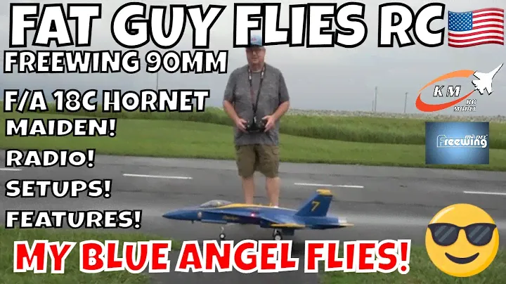 MAIDEN! FREEWING F/A 18C HORNET 90MM+ RADIO AND FEATURES by FGFRC #rc