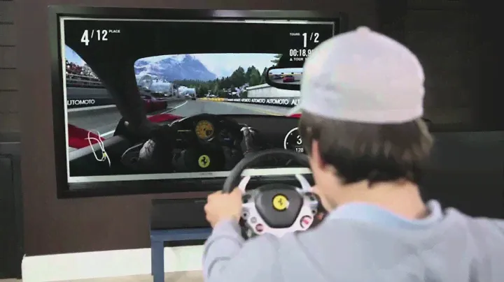 Volant Thrustmaster Ferrari Vibration GT Cockpit 458 Italia Edition pour Xbox 360 et PC