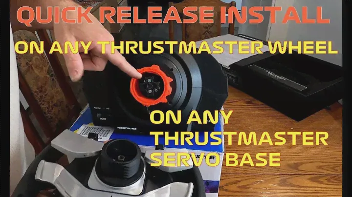 Installing a "quick release" on a Thrustmaster servo base