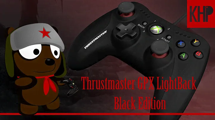 Обзор Thrustmaster GPX LightBack Black Edition