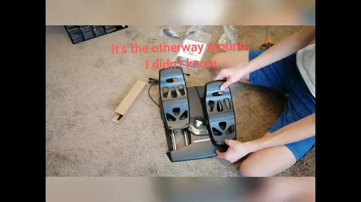 Unboxing and reviewing the Thrustmaster T.Flight Rudder Pedals/TFRP.