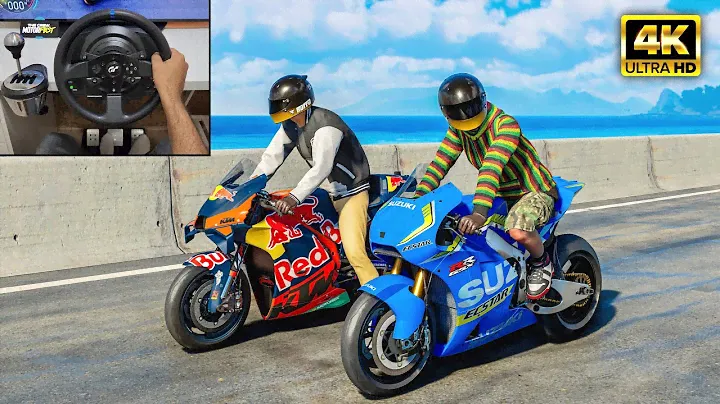 Suzuki GSX-RR & Red Bull KTM RC16 | The Crew Motorfest | Thrustmaster T300RS + TH8A shifter gameplay